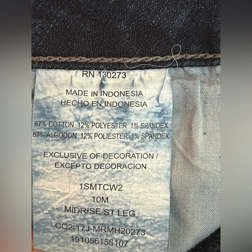 Lee Riders Midrise Straight Jeans. Women’s Size 10M - Picture 11 of 14